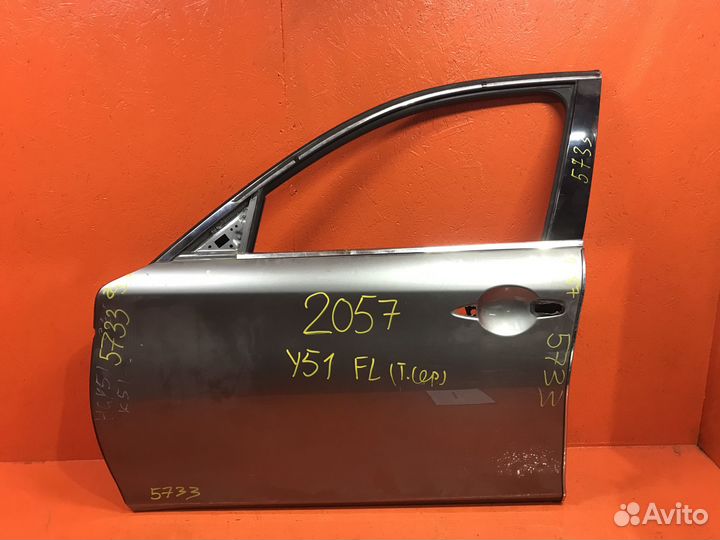Дверь передняя левая nissan fuga *Y51