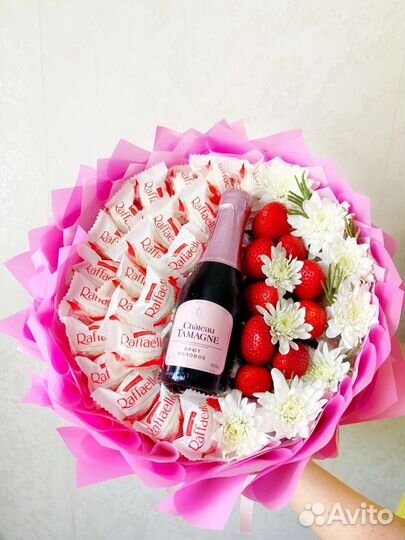 Съедобные букеты из конфет/зефира/маршмелоу