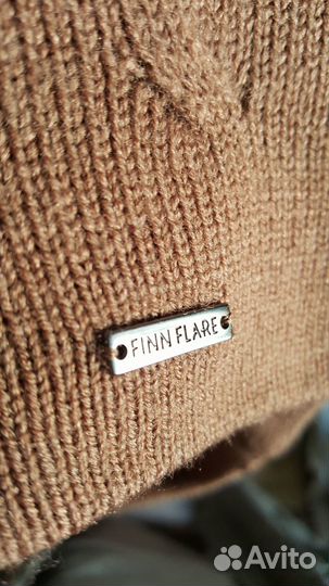 Новая шапка бини Finn Flare кофейного цвета