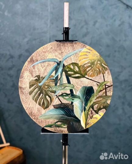 Картина маслом на холсте Тукан