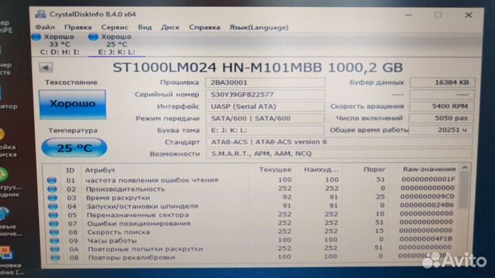 Жесткий диск для ноутбука 1 тб, 500gb