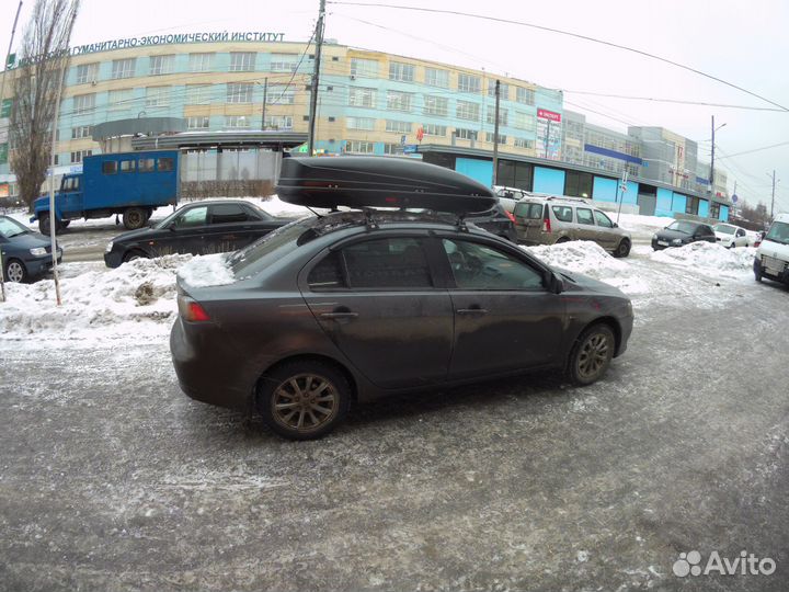 Багажник бокс на крышу Mitsubishi Lancer X (2007)