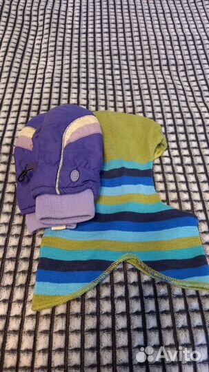 Шапка шлем демисезонный,размер 3