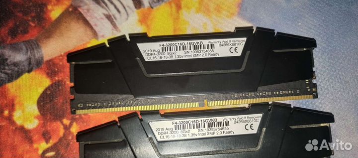 Оперативная память G.Skill ddr4 16 gb 3200