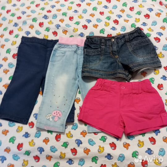 Большой пакет вещей для девочки 116