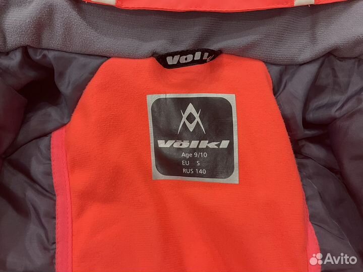 Костюм горнолыжный Volkl + шапка для девочки
