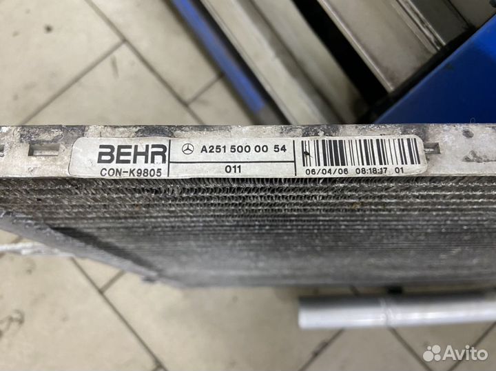 Радиатор кондиционера W164, ML164