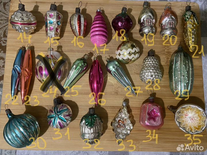 Елочные игрушки СССР