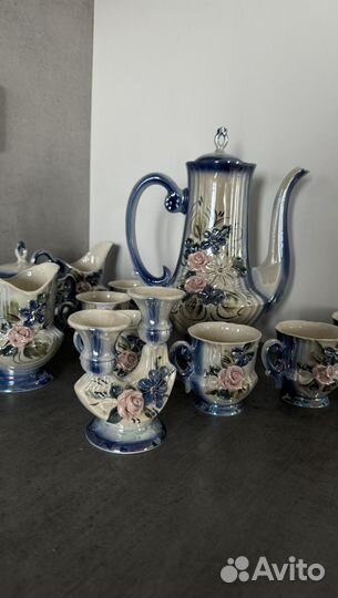 Сервиз кофейный чайный набор новый