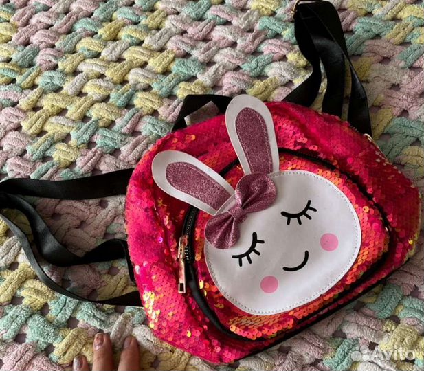 Рюкзак детский с пайетками