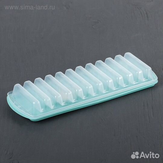 Форма для льда «Палочки», с крышкой и клапаном, цв