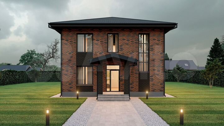 Коттедж 150 м² на участке 8 сот.