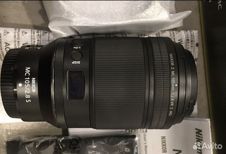 Nikon nikkor Z MC 105 f/2.8 VR S, новый