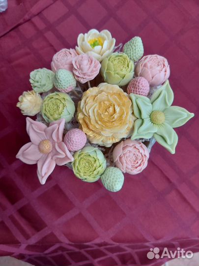 Съедобные букеты из шоколада