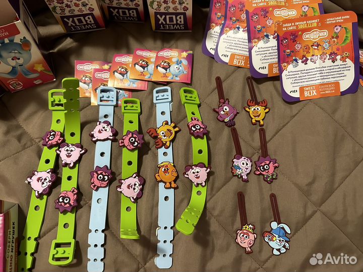 Смешарики sweet box браслеты, пуллер