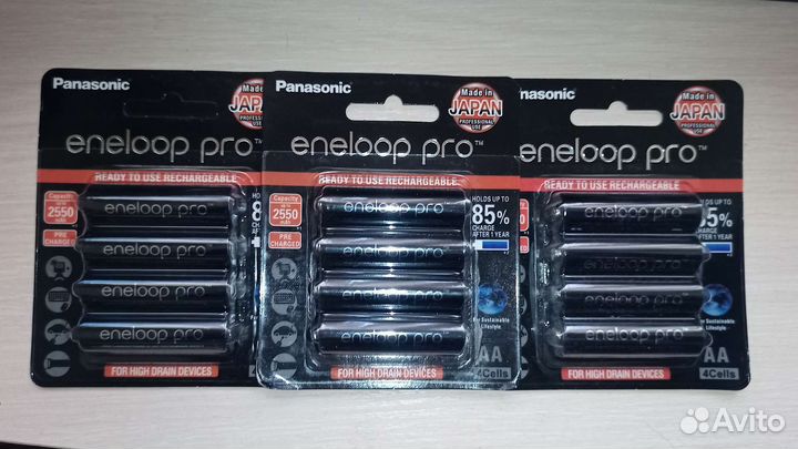 Аккумуляторы Eneloop Pro (AA)