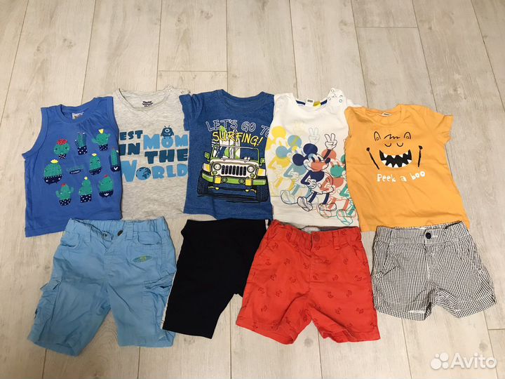 Вещи пакетом для мальчика 86 92