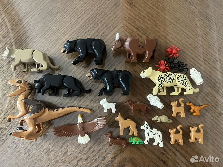 Lego animal minifigures