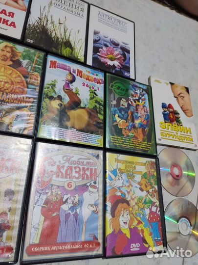 Диски с мультфильмами