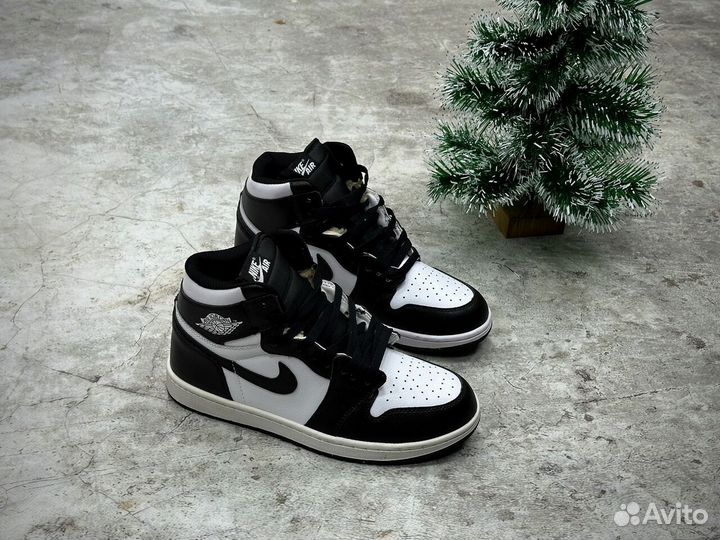 Меховые Кроссовки Nike Air Jordan 1 Натуральные Ма