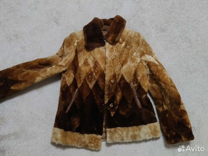 Шуба мутоновая 44 размер