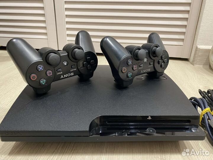 Sony PlayStation 3 прошитая +100игр +2джоя