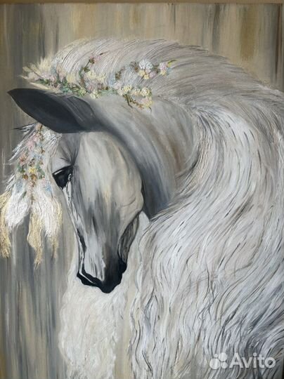 Интерьерная картина лошадь