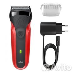 Бритва Braun 300s Series 3 красная