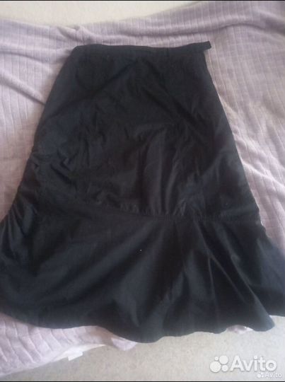 Юбка макси черная