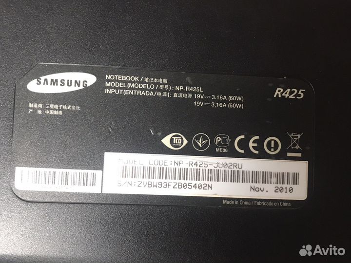 Samsung r425