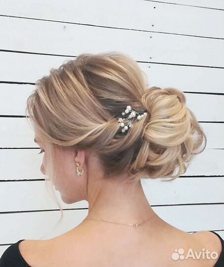 Макияж прически. Свадебный образ