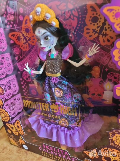 Monster High Skelita Calaveras Dia DE Muertos
