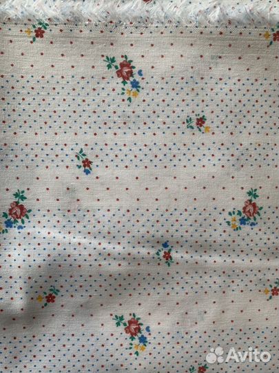 Отрез ткани хлопок СССР