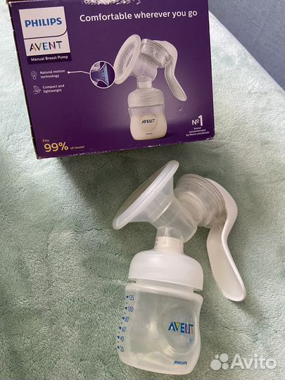 Молокоотсос avent ручной новый
