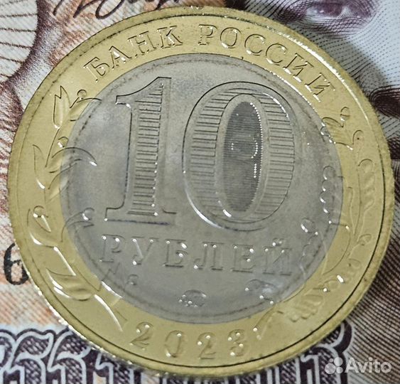 10 рублей 2023 Омская область