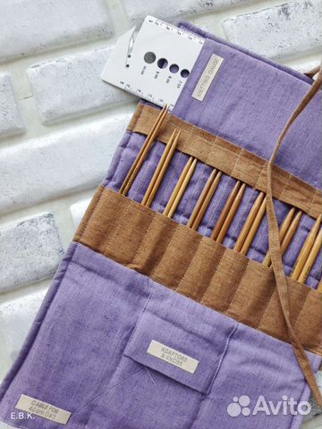 Набор спиц для вязания pony bamboo дерево