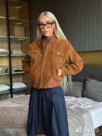 Куртка бомбер miu miu