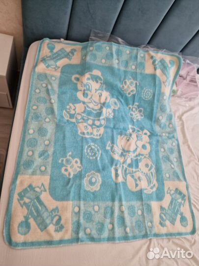Одеяло детское байковое 100х140см