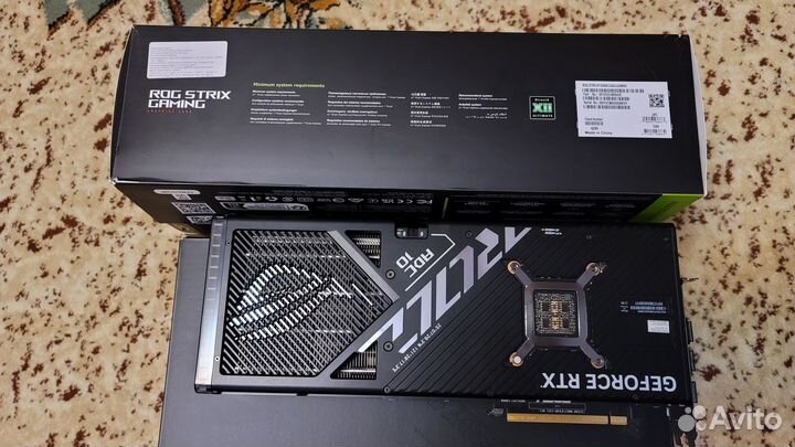 Видеокарта Rtx 4090 Asus Rog Strix 24GB