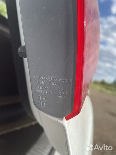 Фонари в крышку багажника рио 3