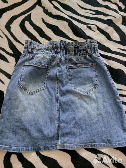 Юбка джинсовая