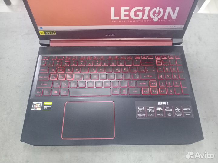 Игровой Ноутбук Acer/R5 3550/16GB/GTX1650/SSD