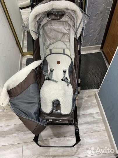 Санки коляска nika kids