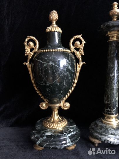 Каминные, настольные часы. Портики