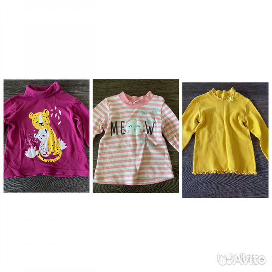 Вещи пакетом на девочку 80-86