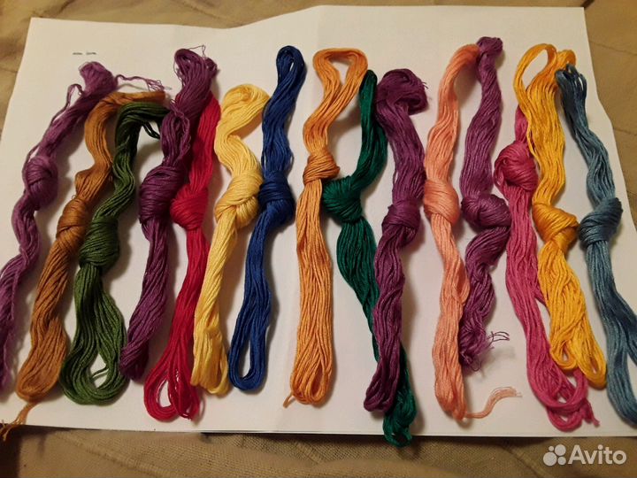 Нитки для вышивания 15 шт