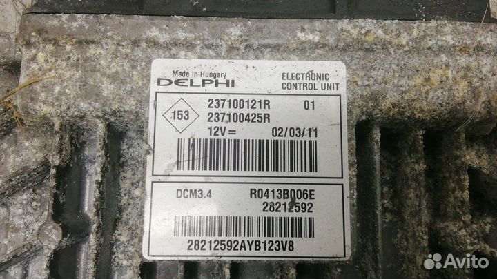 Блок управления двс renault megane 3 2008-2011 201