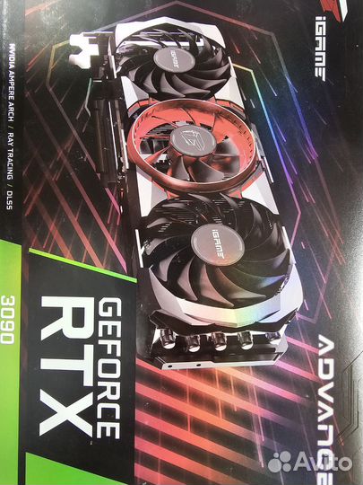 Видеокарта rtx 3090 24 gb, igame advance