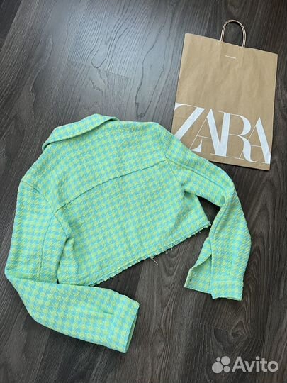 Твидовый жакет Zara оригинал М