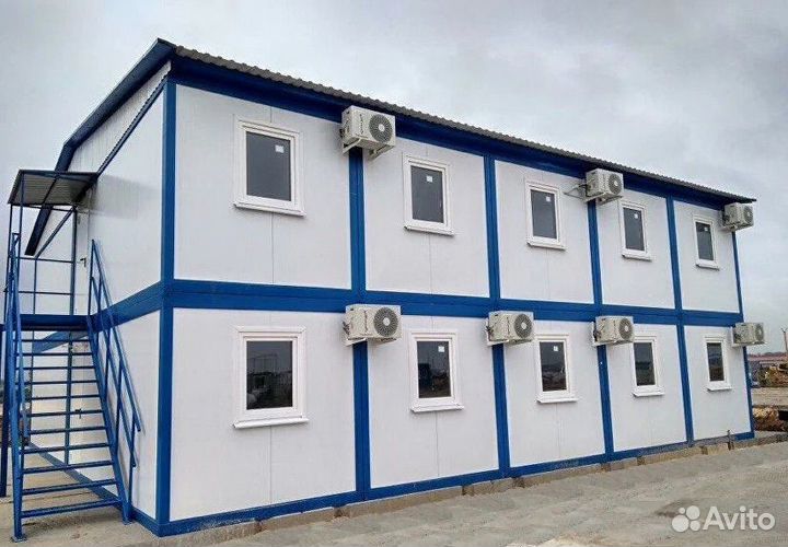 Модульное здание столовой, на 160-180 мест